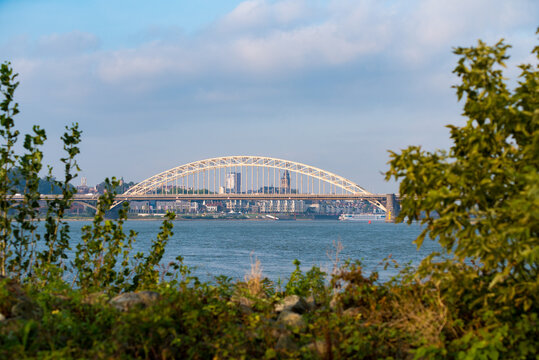 waal bridge in Nijmegen, netherlands