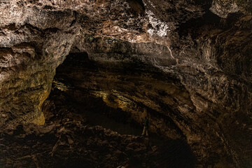 Fototapeta na wymiar Cueva de los verdes Lanzarote