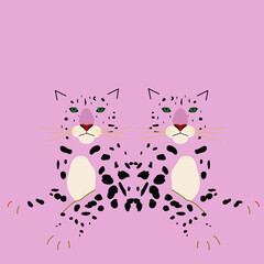 two leopards
