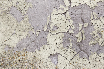Abstract concrete, weathered with cracks and scratches. Landscape style. Grungy Concrete Surface. Great background or texture.