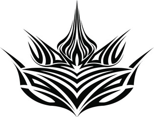 Fototapeta premium black and white tattoo