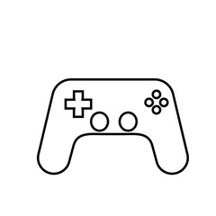 Game controller icon outline style