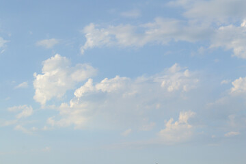 Blue cloudy sky for background