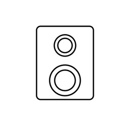 Speaker Vector Icon outline style