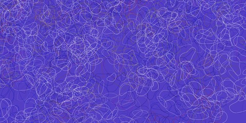 Light blue, yellow vector template with abstract forms.