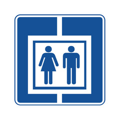 Lift elevator symbol pictogram
