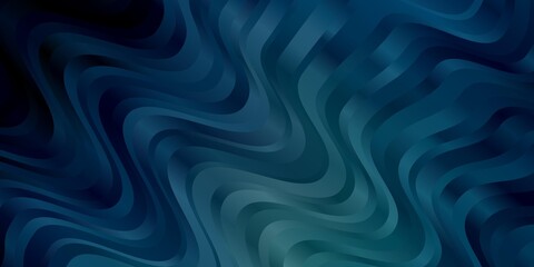 Obraz premium Light BLUE vector layout with wry lines. Bright sample with colorful bent lines, shapes. Pattern for commercials, ads.
