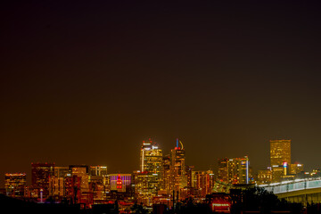 Denver Skyline At Night