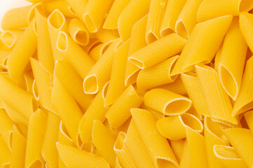 Close-up of raw macaroni