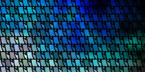Naklejka premium Light Blue, Green vector layout with lines, triangles.