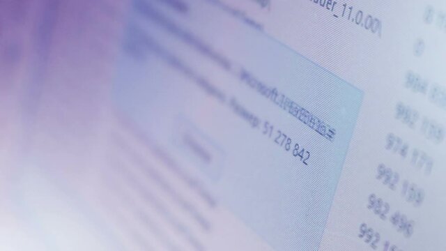 Scanning files on the computer