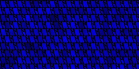 Fototapeta premium Dark BLUE vector backdrop with lines, triangles.