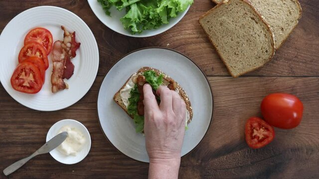 Making a BLT Sandwich