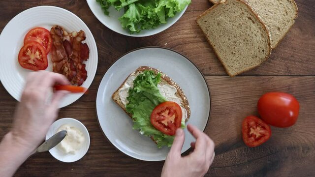 Making a BLT Sandwich