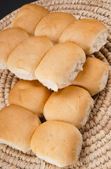 Close-up of loaves of bread