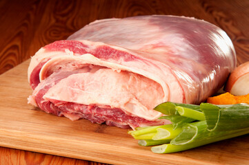 Close-up of raw steak