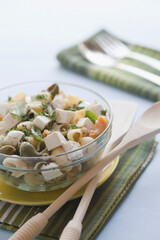 Close-up of pasta in a bowl