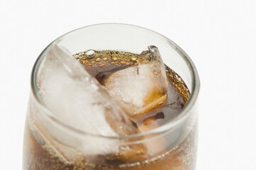 Close-up of a glass of ice tea