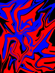 abstract blue and red watercolor luxury galaxy pattern color on black.