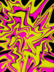 pink and yellow abstract watercolor luxury galaxy pattern color on black.