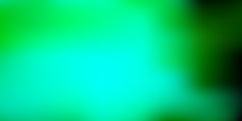 Fototapeta premium Light green vector abstract blur texture.