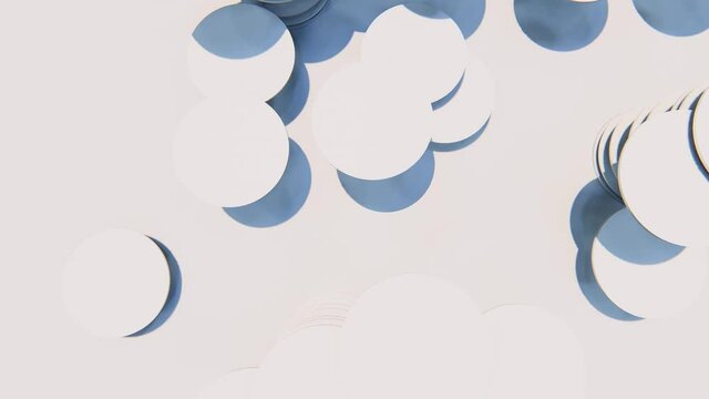 background-circular planes in space