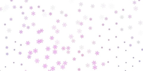 Light purple, pink vector natural backdrop with flowers.