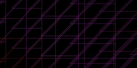 Dark Purple, Pink vector pattern with lines. Gradient abstract design in simple style with sharp lines. Pattern for ads, commercials.