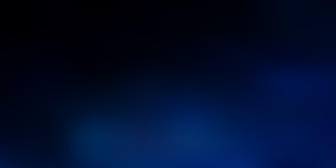 Obraz premium Dark blue vector blur background.