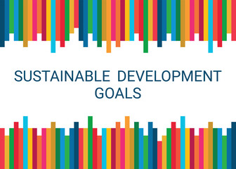 Sustainable Development Goals. Illustration EPS