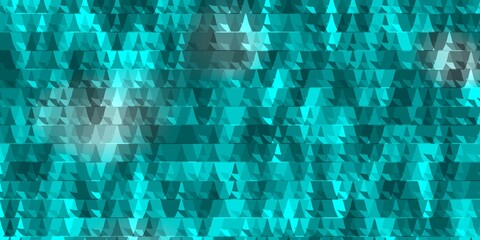 Light Blue, Green vector background with lines, triangles.