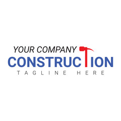 Construction Logo Stock Vector for any Constructing Company
