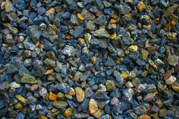 beautyful Colorful Pebble mineral,Stone background