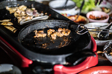 korean style pork bbq, Grilled Pork 