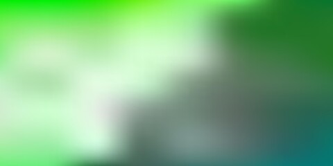 Light green vector gradient blur template.