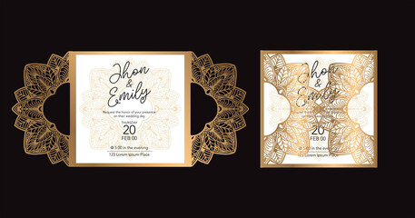 laser cut wedding invitation cards