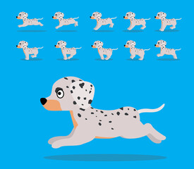 Animal Animation Sequence Catahoula Leopard Dog Cartoon Vector