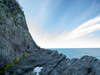 A beautiful day in the heart of nature at Bic National Parc, Quebec, Canada
