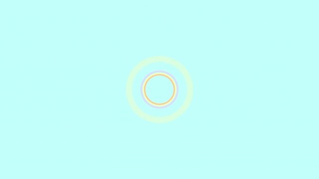 
blue Simple round transition  circle cascade. Looped intro animation with cloud moving for opening , logo, transition and title.
