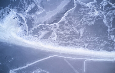 Abstract blue ice background