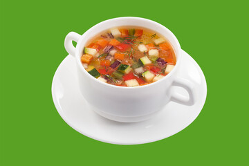 soup with vegetables