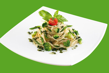 pasta with pesto