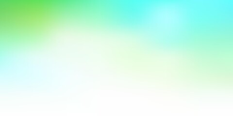 Light blue, yellow vector gradient blur template.