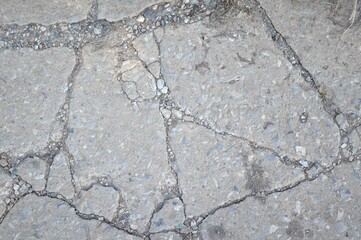 Close up broken cement floor texture
