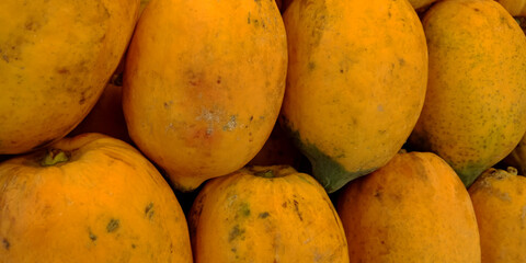 Fresh fruits presentation for advertising promotion.