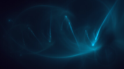 3D rendering abstract multicolor fractal light background
