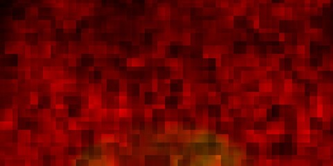 Dark Orange vector texture in rectangular style.