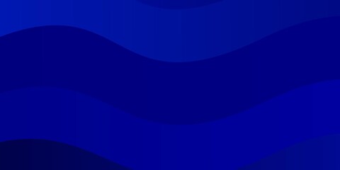 Fototapeta premium Light BLUE vector template with curved lines. Bright illustration with gradient circular arcs. Pattern for websites, landing pages.