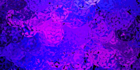 Light purple, pink vector layout with triangle forms.