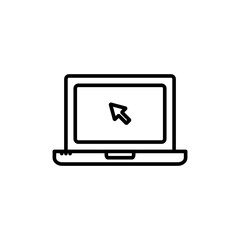 Laptop Icon Design vector Template Illustration
